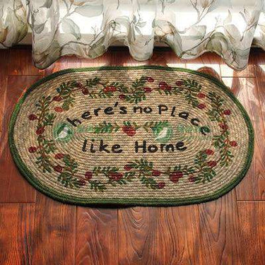 100% Handmade Natural Jute Braided Rug/Mat 20x30